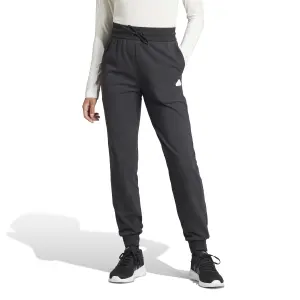 Printed French terry jogging trousers for women adidas image-1