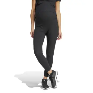Women's 7/8 high-waisted ribbed maternity leggings adidas image-1