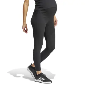 Women's 7/8 high-waisted ribbed maternity leggings adidas image-2
