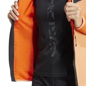 Vattentät jacka med huva och dragkedja för damer adidas Terrex Techrock image-6