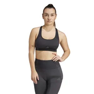 Brassière de maintien léger en tricot femme adidas image-1