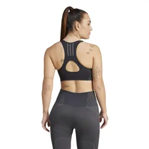 Brassière de maintien léger en tricot femme adidas image-5