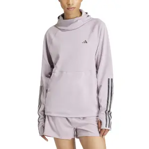 Sweatshirt woman adidas Own the Run 3-Stripes image-2
