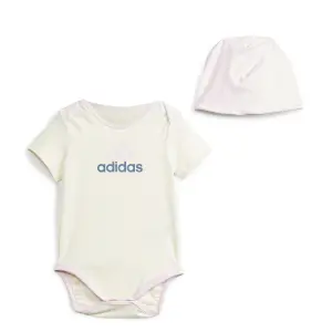 Conjunto de body y gorro para bebé adidas Essentials Big Logo image-0