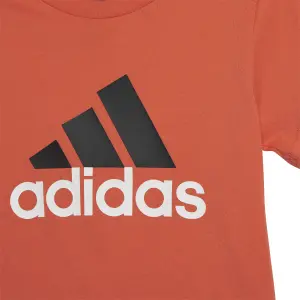 Conjunto de t-shirt e calções para bebé adidas Essentials Organic Logo image-5