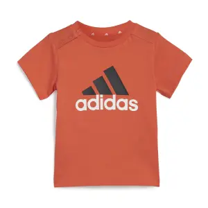 Conjunto de t-shirt e calções para bebé adidas Essentials Organic Logo image-1