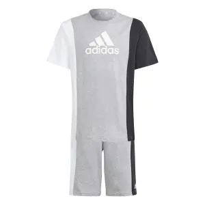 Children's t-shirt and shorts set adidas Essentials Colorblock image-0