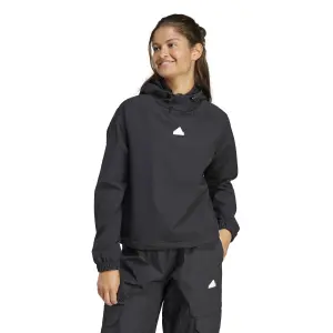 Sweatshirt à capuche avec cordon élastique femme adidas City Escape image-1