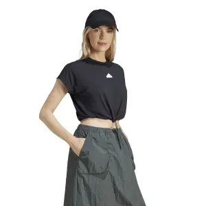 Camiseta corta con cordón elástico para mujer adidas City Escape image-2