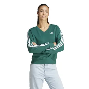 Women's v-neck sweatshirt adidas Essentials 3 Stripes image-1