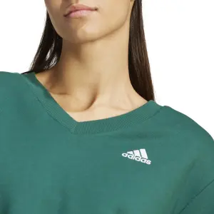 Women's v-neck sweatshirt adidas Essentials 3 Stripes image-5
