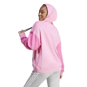 Felpa oversize con cappuccio da donna adidas Essentials Big Logo image-3