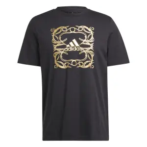 Camiseta gráfica metalizada adidas image-0