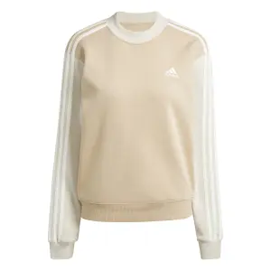 Felpa donna in cotone a mezzo collo adidas Essentials 3-Stripes image-0