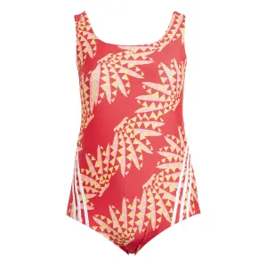 Plus-size women's swimsuit adidas Farm Rio CLX 3 stripes image-0