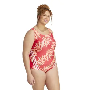 Plus-size women's swimsuit adidas Farm Rio CLX 3 stripes image-3