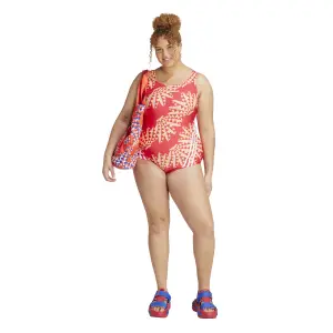 Plus-size women's swimsuit adidas Farm Rio CLX 3 stripes image-4