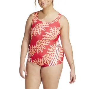 Plus-size women's swimsuit adidas Farm Rio CLX 3 stripes image-2