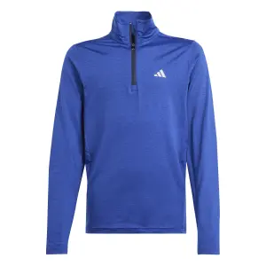 Maglietta da allenamento da bambino con 1/2 zip Adidas Aeroready image-0