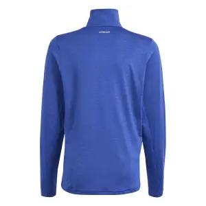 Maglietta da allenamento da bambino con 1/2 zip Adidas Aeroready image-1