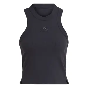 Camiseta de tirantes para mujer adidas Lounge Rib Cropped image-0