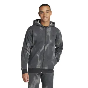 Sweatshirt à capuche entièrement zippée 3 bandes adidas Future Icons image-1