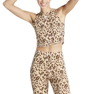 Top de mujer con estampado animal adidas Essentials image-3