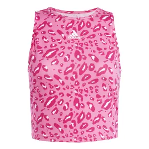 Top de mujer con estampado animal adidas Essentials image-0