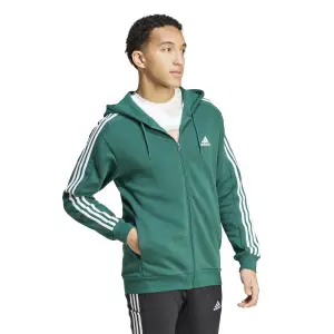 Fleece-sweatshirt med fuld lynlås adidas Essentials 3-Stripes image-2