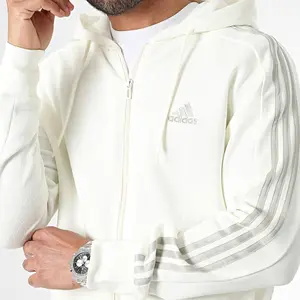 Sweatshirt full zip adidas Essentials 3-Stripes image-4