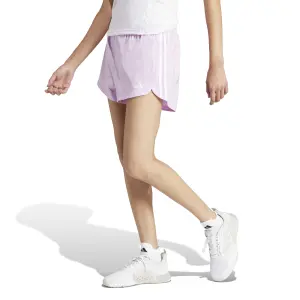 Pantalones cortos tejidos de cintura alta para mujer adidas Pacer 3 Stripes image-3