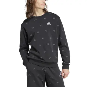 Felpa con scollo rotondo adidas Seasonal Essentials Monogram Graphic image-3