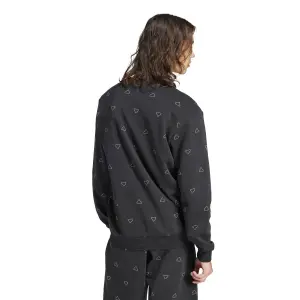 Felpa con scollo rotondo adidas Seasonal Essentials Monogram Graphic image-4