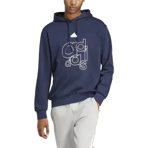 Sweatshirt med hætte adidas Graphic Print Fleece image-2