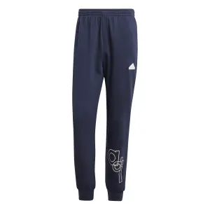 Graphic printed fleece joggers adidas D4T image-0