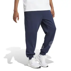 Graphic printed fleece joggers adidas D4T image-1