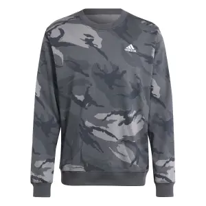 Sweatshirt i camouflage adidas Seasonal Essentials image-0