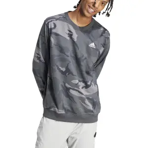 Sweatshirt i camouflage adidas Seasonal Essentials image-3