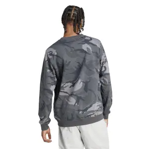 Sweatshirt i camouflage adidas Seasonal Essentials image-4