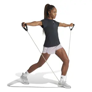 Short taille haute femme adidas Pacer 3 Stripes image-2