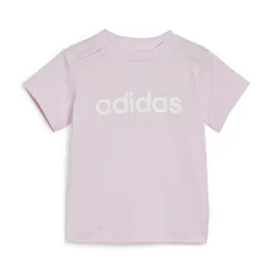 Conjunto de t-shirt e calções para bebé adidas Essentials image-1