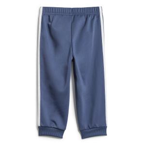 Babyoverall med huva i polyester med hel dragkedja adidas Essentials Three Stripes Shiny image-2