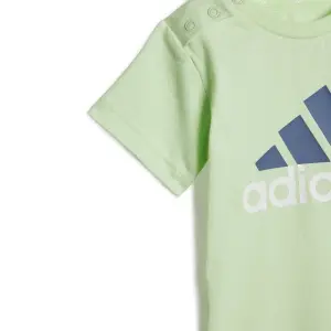 Conjunto de t-shirt e calções para bebé adidas Essentials Organic Logo image-6