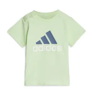 Conjunto de t-shirt e calções para bebé adidas Essentials Organic Logo image-1