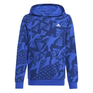 Sudadera con capucha estampada para niños adidas Essentials image-0