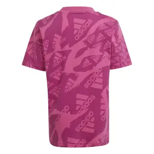 Children's printed T-shirt adidas Essentials image-1