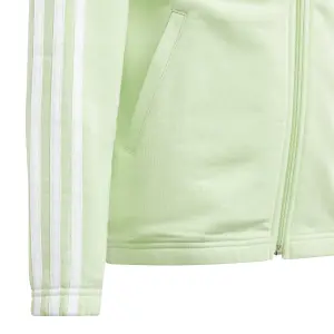 Casaco com capuz com fecho de correr para rapariga adidas Essentials 3-Stripes image-4