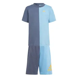 Set T-shirt e pantaloncini per bambini Adidas Essentials Colorblock image-0