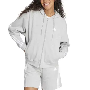 Felpa con cappuccio da donna Adidas Future Icons 3 Stripes image-2