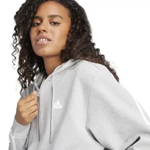 Felpa con cappuccio da donna Adidas Future Icons 3 Stripes image-5